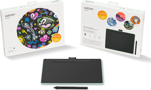 Графічний планшет Wacom Intuos M Bluetooth Pistachio (CTL-6100WLE-N)