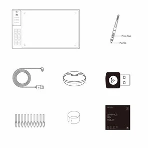Фото: Графічний планшет Huion Giano WH1409 V2 + рукавичка (WH1409V2) № 4 | KTC