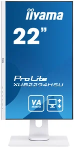 Фото: Монітор iiyama ProLite XUB2294HSU-W1 White - 21.5" VA / 1920×1080 / 75 Гц / Pivot / HAS № 2 | KTC