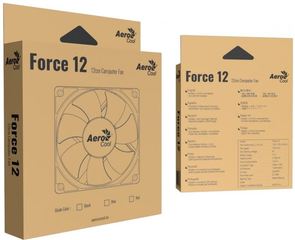 Вентилятор для корпуса AeroCool Force 12 PWM Red 4P