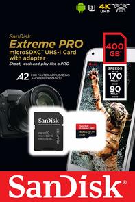 Карта пам'яті SanDisk Extreme Pro Micro SDXC 400GB SDSQXCZ-400G-GN6MA