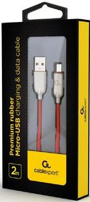 Кабель Cablexpert AM / Micro USB 2m Red (CC-USB2R-AMmBM-2M-R)