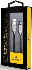 Фото: Кабель Cablexpert AM / Lightning 1m Black (CC-USB2R-AMLM-1M) № 2 | KTC