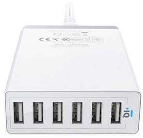 Зарядний пристрій Anker PowerPort 6 V3 60W White (A2123L22)