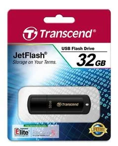 Фото: Флешка USB Transcend JetFlash V350 32GB Black (TS32GJF350) № 3 | KTC