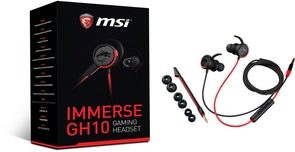  Гарнітура MSI Immerse GH10 Black/Red (S37-2100951-D22)