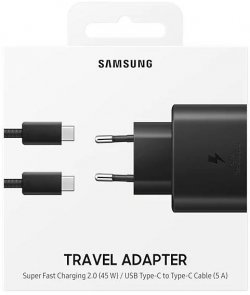 Зарядний пристрій Samsung EP-TA845XBEGRU 45W Black