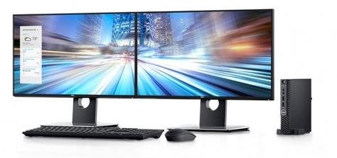 Неттоп Dell Optiplex 3070 MFF Intel Core i3-9100T 3.1-3.7 GHz/8GB/SSD 256GB/UHD 630/No ODD/Win10P CB/MS