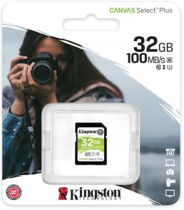 Карта пам'яті Kingston Canvas Select Plus SDHC 32GB SDS2/32GB