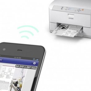 Струменевий чорно-білий принтер Epson WorkForce Pro WF-M5190DW с Wi-Fi A4