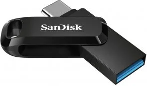 Фото: Флешка USB SanDisk Ultra Dual Drive Go 128GB Black (SDDDC3-128G-G46) № 2 | KTC