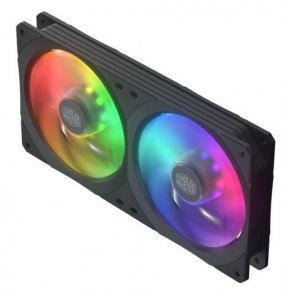 Кулер для корпуса 240x120x25mm Cooler Master MasterFan SF240R ARGB, 650-1800об/хв, 8-30дБ, 3pin+4pin