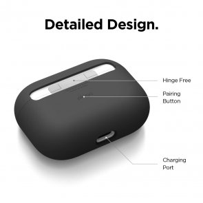 Чохол Elago for Airpods Pro - Liquid Silicone Case Black (EAPPRH-BK)