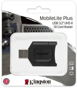 Фото: Кардрідер Kingston MobileLite Plus Balck (MLP) № 2 | KTC