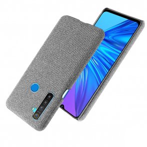 Чохол for Realme 5 Pro - Textile cover Grey (661903)