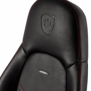 Крісло ігрове Noblechairs Icon PU шкіра, AL основа, Black/Red