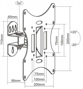 Кронштейн UniBracket BZ12-21 Black