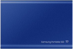 Зовнішній твердотільний накопичувач Samsung T7 500GB Indigo Blue (MU-PC500H/WW)