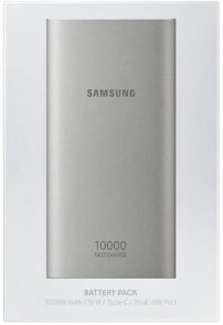 Батарея універсальна Samsung EB-P1100 10000mAh Silver (EB-P1100CSRGRU)