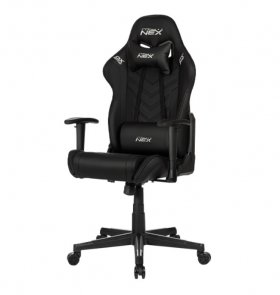 Крісло ігрове DXRacer NEX EC/OK134/N, PU шкіра, Black