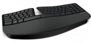  Клавіатура мультимедійна Microsoft Sculpt Ergonomic Keyboard Wireless Black (5KV-00005)