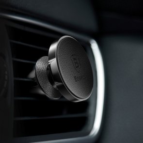 Кріплення для мобільного телефону Baseus Small Ears Series Magnetic Suction Bracket Air Outlet Type Black (SUER-A01)