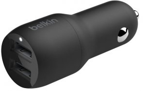 Зарядний пристрій Belkin Boost Charger 2xUSB 24W Black (CCB001BTBK)