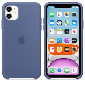 Чохол-накладка Apple для iPhone 11 - Silicone Case Linen Blue