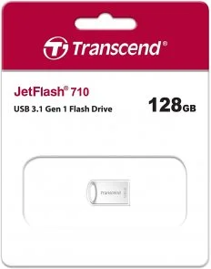 Фото: Флешка USB Transcend JetFlash 710 128GB Silver (TS128GJF710S) № 4 | KTC