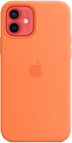 Чохол Apple for Phone 12/12 Pro - Silicone Case with MagSafe Kumquat (MHKY3)