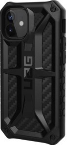 Чохол-накладка Urban Armor Gear для Apple iPhone 12 Mini - Monarch, Carbon Fiber