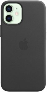 Чохол Apple for iPhone 12 Mini - Leather Case with MagSafe Black (MHKA3)