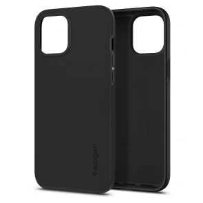Фото: Чохол Spigen for iPhone 12 Pro Max - Thin Fit Black (ACS01612) № 4 | KTC