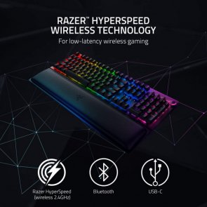 Клавіатура, Razer BlackWidow V3 Pro RU Wireless, Black ( Gaming )