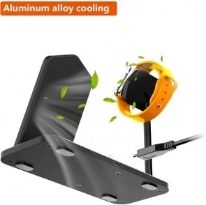 Фото: Бездротова зарядна станція Aoduke Wireless charge iPhone / Apple Watch / AirPods Black (Oude-G3n1) № 4 | KTC