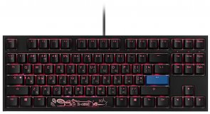 Клавіатура, Ducky One 2 TKL, RGB LED, USB, Black/White (Cherry Speed Silver)