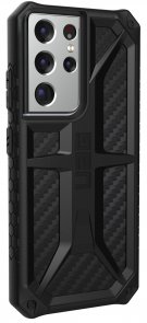 Чохол-накладка Urban Armor Gear для Samsung Galaxy S21 Ultra - Monarch Carbon Fiber