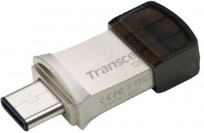 Флешка USB Transcend JetFlash 890 128GB Silver (TS128GJF890S)