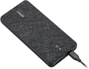 Батарея універсальна Anker PowerCore Slim 10000mAh PD Fabric Black (A1231H11)