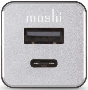 Фото: Автомобільний зарядний пристрій Moshi QuikDuo Car Charger USB-C PD/QC 36W Black (99MO022072) № 2 | KTC