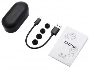 Фото: Навушники QCY T2C TWS Black № 6 | KTC