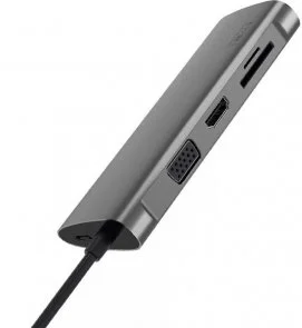 Фото: USB-хаб WIWU Alpha 11 in 1 Gray (Alpha 11in1 Gray) № 2 | KTC