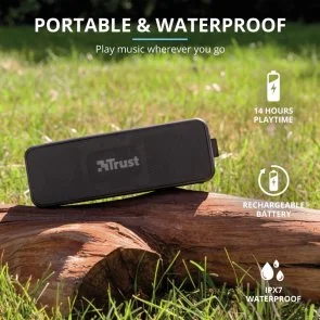 Фото: Портативна колонка Trust Zowy Max Stylish Bluetooth Black (23825_TRUST) № 8 | KTC