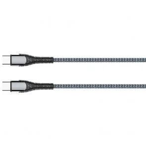 Фото: Кабель ColorWay PD Fast Charging 65W CM / CM 1m Gray (CW-CBPDCC040-GR) № 3 | KTC