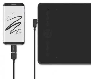 Фото: Графічний планшет Huion Inspiroy Ink H320M + рукавиця № 6 | KTC