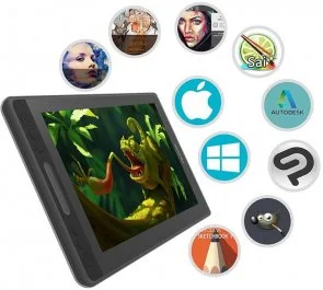 Фото: Графічний монітор Huion Kamvas Pro 12 + рукавичка (PRO12) № 4 | KTC