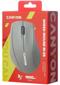 Миша Canyon M-05 USB Black/Dark Grey (CNE-CMS05DG)