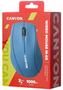  Миша Canyon M-05 Black/Light Blue (CNE-CMS05BX)