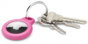 Чохол Belkin for AirTag - Secure Holder with Key Ring Pink (F8W973BTPNK)