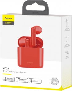 Гарнітура Baseus Encok W09 TWS Red (NGW09-09)